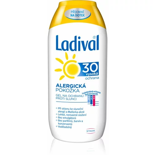 Ladival Allergic zaščitni kremasti gel za sončenje proti alergiji na sonce SPF 30 200 ml