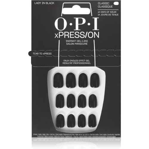 OPI xPRESS/ON umetni nohti Lady in Black 30 kos Cene