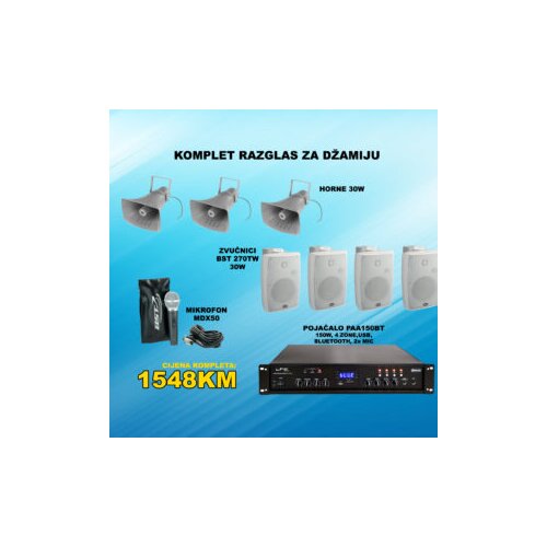  OZVUČENJE ZA DŽAMIJU 1 Cijene