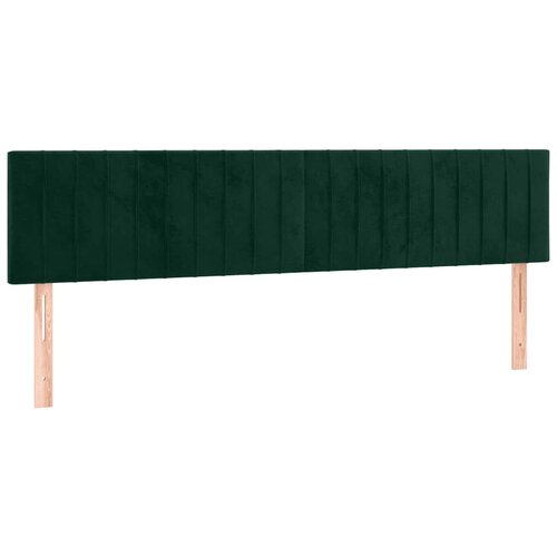  LED uzglavlje tamnozeleno 200x5x78/88 cm bar&amp;scaron;unasto Slike