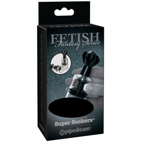 Pipedream Fetish Super Suckers - sisaljka za bradavice (crno-prozirno) Cijene