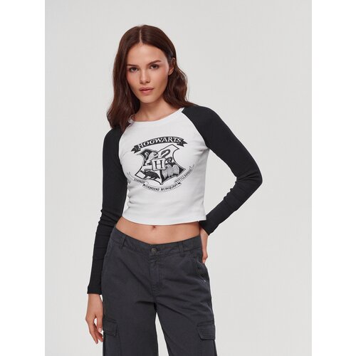 House - Bluza dugih rukava Harry Potter - Bijela Slike