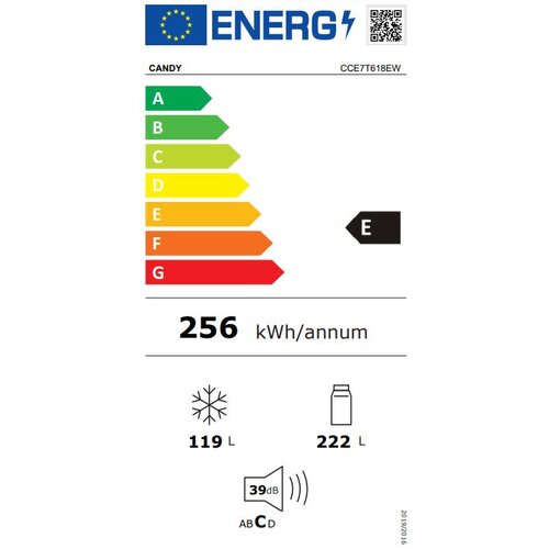 Candy kombinovani frižider CCE7T618EW Slike
