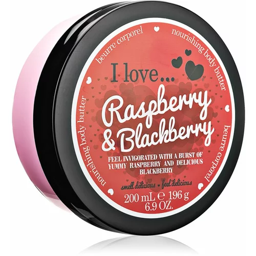 I love... Strawberries & Cream maslac za tijelo Raspberry & Blackberry 200 ml