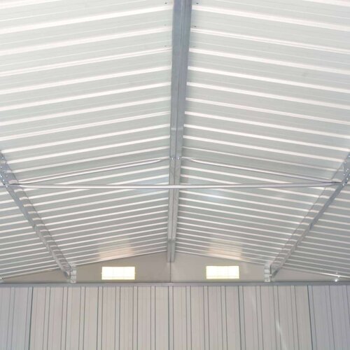  Vrtno spremi&amp;scaron;te 257 x 489 x 181 cm metalno smeđe Slike