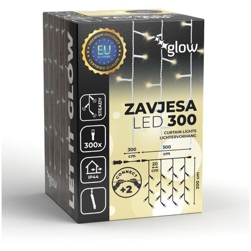 Home deco 300 LED zavjesa/ bijele Cijene