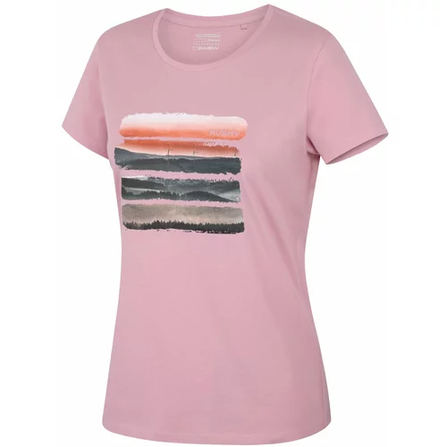 Husky Women's cotton T-shirt Tee Vane L light pink