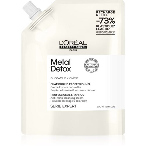 L´Oréal Paris Serie Expert Metal Detox globinsko čistilni šampon za barvane in poškodovane lase 500 ml Cene