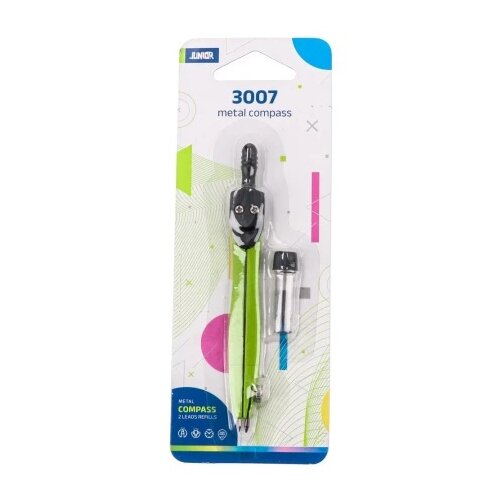 Junior 3007 šestar metalni blister zelena ( B2C00348 ) Cene
