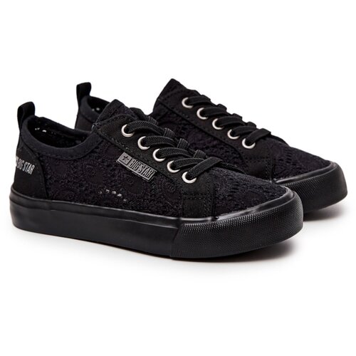 Kesi Openwork Sneakers Big Star JJ374011 Black Cene