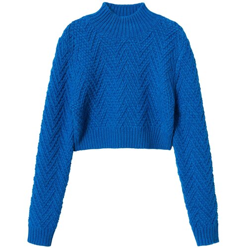 Mango Pulover &amp;#039;Grass&amp;#039; kobalt modra Slike
