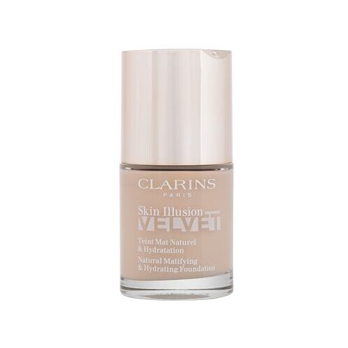 Clarins Skin Illusion Velvet mat in vlažilen tekoči puder 30 ml odtenek 103N Cene