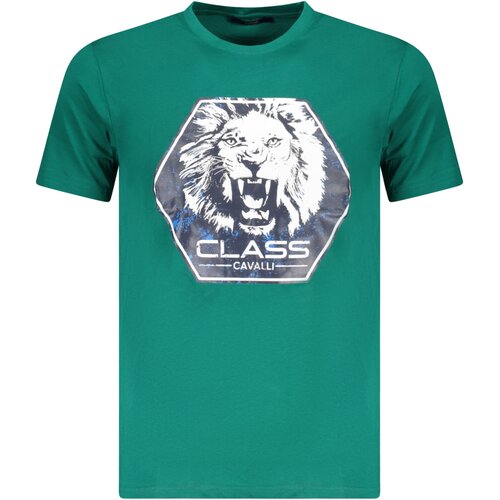 Cavalli Class SHORT SLEEVE T-SHIRT MEN GREEN Cene