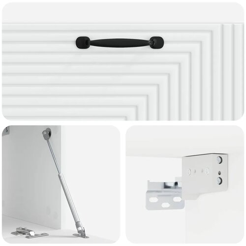 TV ormar za zid Bijela 78 5 x 31 x 30 cm Konstruirano drvo - Bijela 78 5 x 31 cm Slike