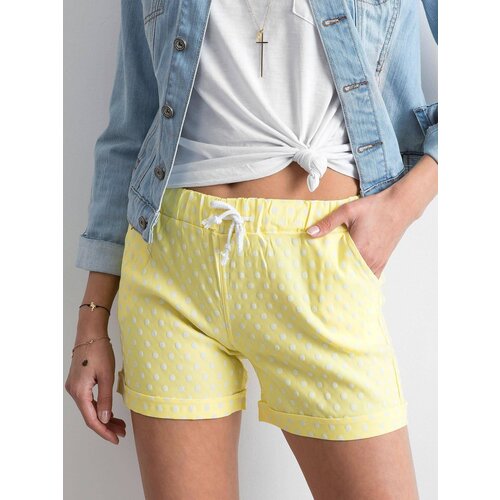 Yups Shorts with polka dots yellow Slike
