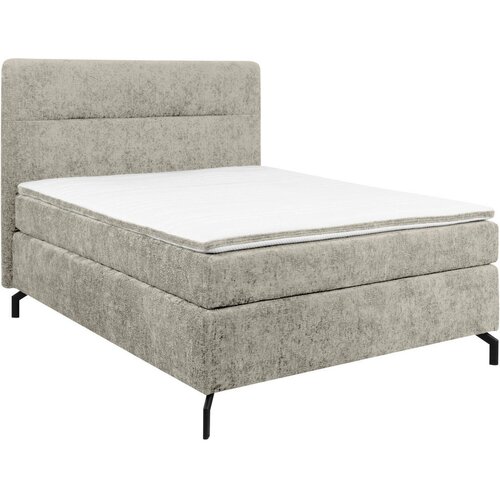 Esposa POSTELJA BOXSPRING 140 cm x 200 cm , tekstil svetlo siva Cene