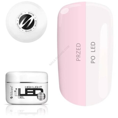 Silcare high light led gel pink za nokte 100g Cene