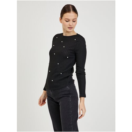 Orsay Black Women's Ribbed Sweater - Women Cijene