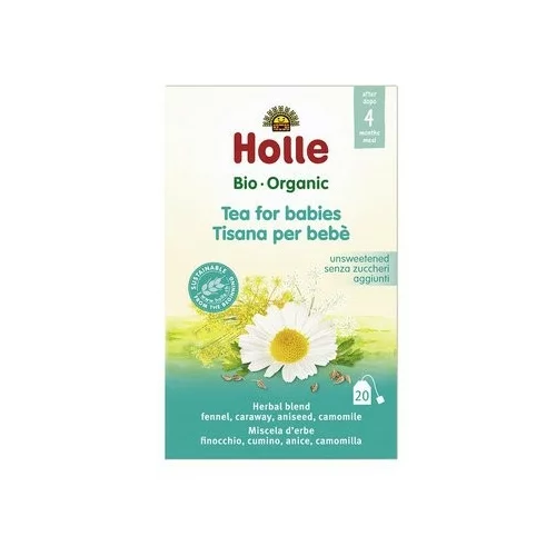 Holle Bio-organic zeliščni čaj za dojenčke, 20 čajnih vrečk