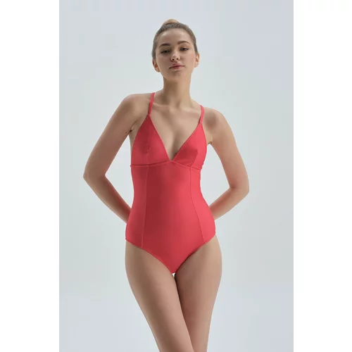 Dagi Swimsuit - Red - Plain