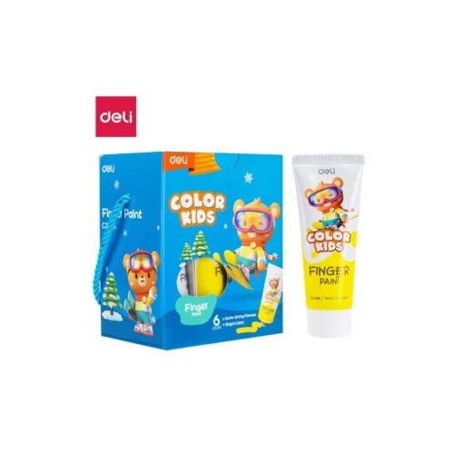 Boja ZA PRSTE TEMPERA DELI 6 X 75ML EC23-6 Slike