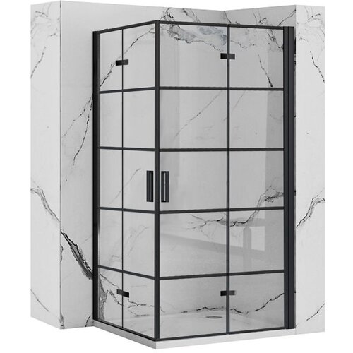 Rea Tuš kabina Molier Black Double 80x90 Cene