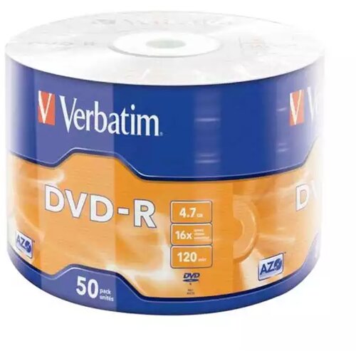 Verbatim DVD-R 16x 1/50 MATT SILVER AZO/WRAP Cene