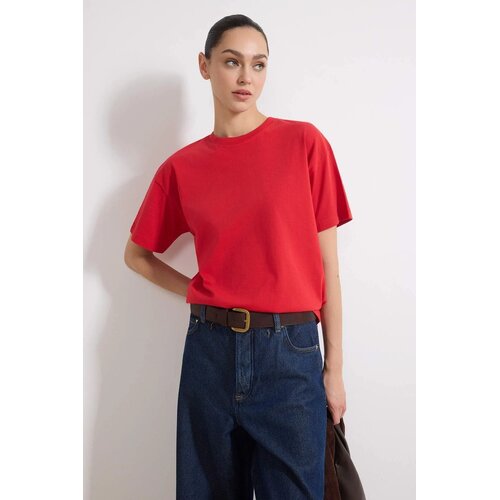 TRENDYOLMILLA Ženska majica TWOSS23TS00040, Crvena Cene