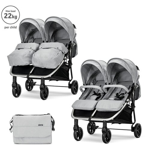 Lorelli kolica za blizance Duo, Grey Cijene