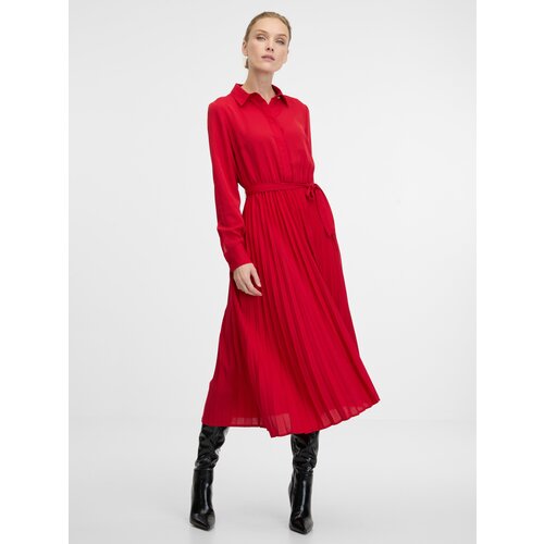 Orsay Red women's midi dress - Women's Cene
