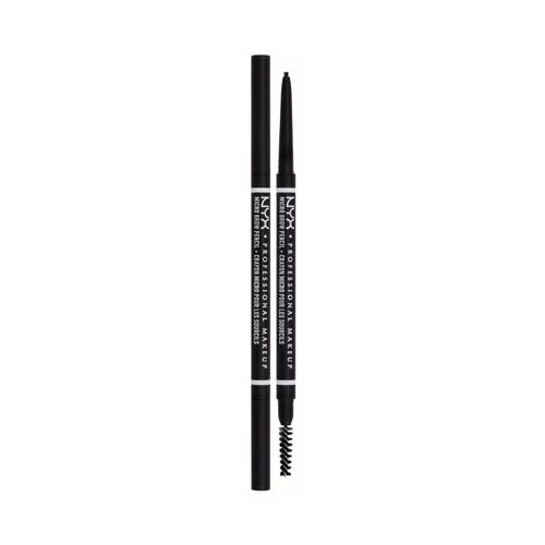 NYX Professional Makeup Micro Brow Pencil svinčnik za obrvi 0,09 g odtenek 08 Black