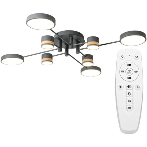 Toolight stropna svjetiljka siva APP528-8C Slike
