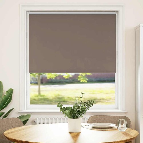 vidaXL Rolo zavjesa Blackout Coffee 90x150 cm Širina tkanine 85,7 cm Cijene