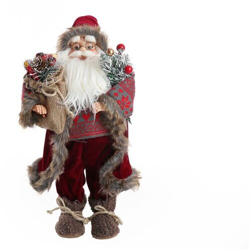  Deda Mraz Deco Santa Cristof 45cm crveni Cene