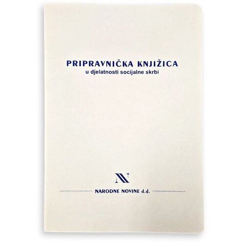  XVI-50/A PRIPRAVNIČKA KNJIŽICA U DJELATNOSTI SOCIJALNE SKRBI Cijene