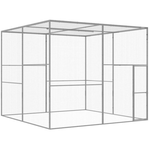  Kavez za mačke 3 x 3 x 2 5 m od pocinčanog čelika Slike