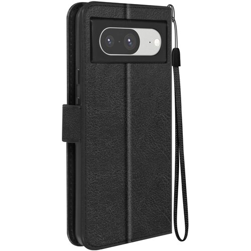 Oem Mayaxess, Torbica s preklopom za Google Pixel 8 Zaščita z zapestnim trakom Večnamenska zaklopka, Črna, (5000215730) Cene