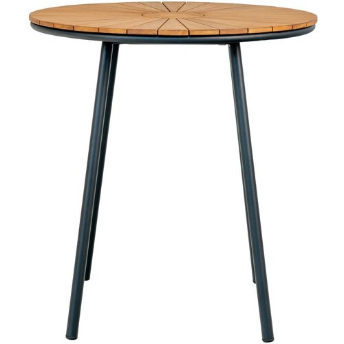 House Nordic Okrogla jedilna miza iz masivnega tika ø 70 cm Cleveland – Cene