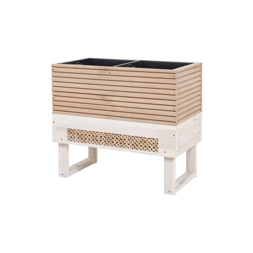 Siena Garden Belina Box M 6454 kontejner za biljke borovo drvo, plastika prirodna Cijene