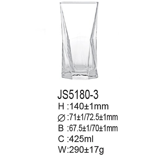 Staklena casa 6/1 JS5180-3 Slike