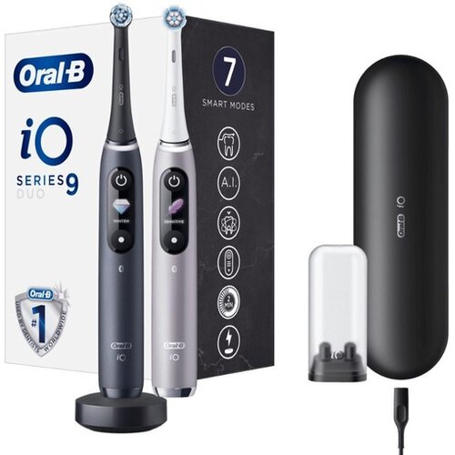 Oral-b električna zobna ščetka iO9 DUO, črna/roza Cene