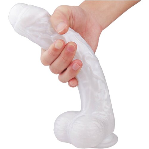 Sex HD Martin - realističan dildo s vakuumom, testisi (bijeli) Cijene