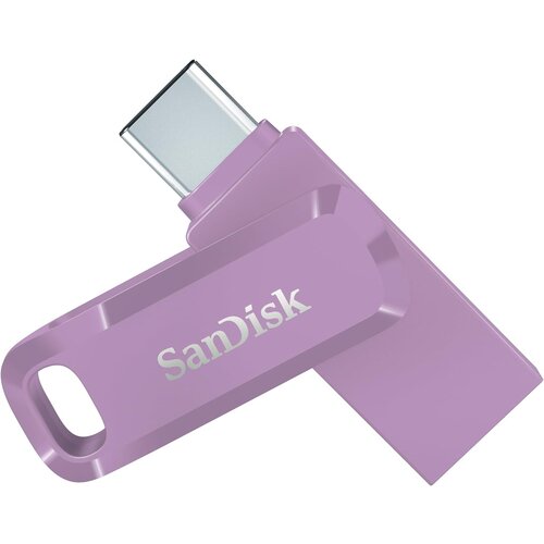 San Disk USB 256GB Ultra Dual Drive Go USB Type-C 400MB/s sivka violičen Slike