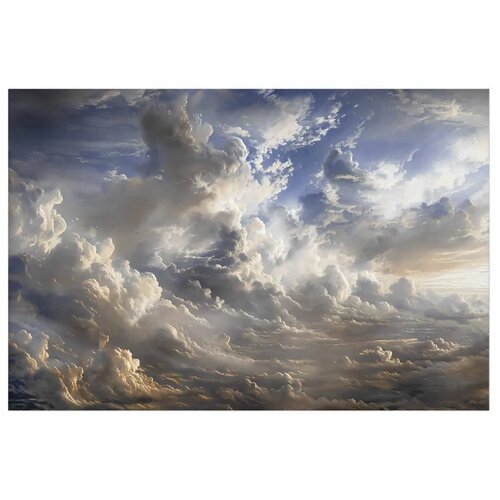  Plakat Golden Reflections on Clouds Announcing Dusk 90x60 Cene