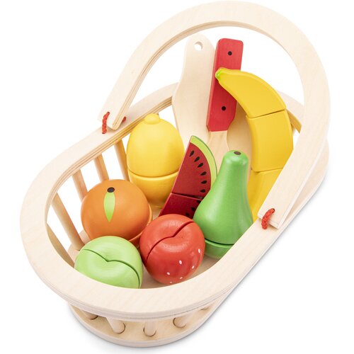 New Classic Toys Komplet za rezanje – košara s sadjem Cene