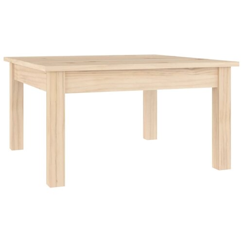 Maison Chic Klubska mizica - kavna mizica - Nizka mizica 55x55x30 cm trdna borovina, (21753563) Slike