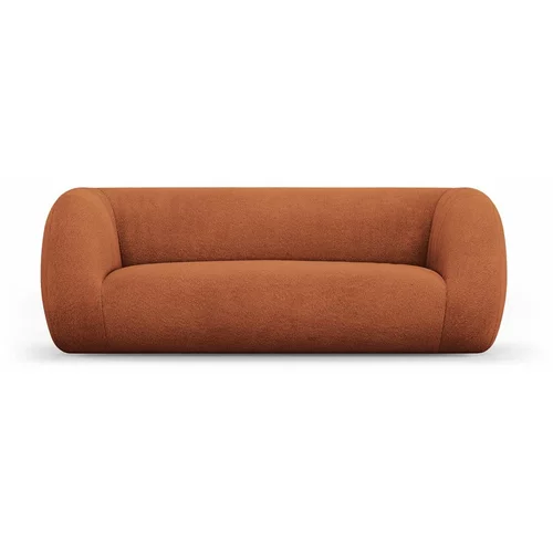 Cosmopolitan Design Oranžna sedežna garnitura iz tkanine bouclé 210 cm Essen –
