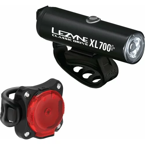 Lezyne Classic Drive XL 700+ / Zecto Drive 200+ Pair Kolesarska luč