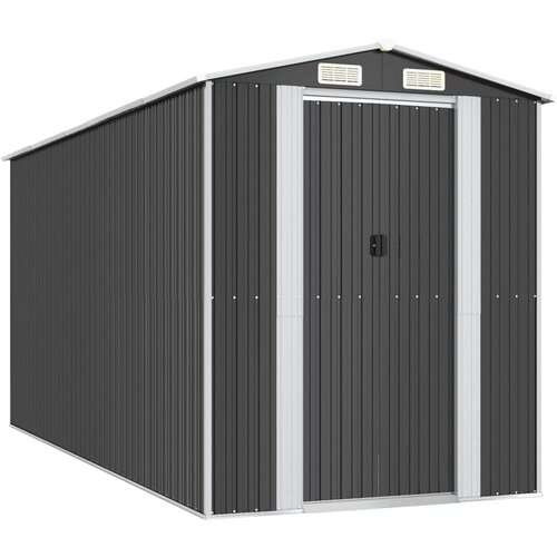 vidaXL Vrtna lopa antracitna 192x440x223 cm pocinkano jeklo Cene