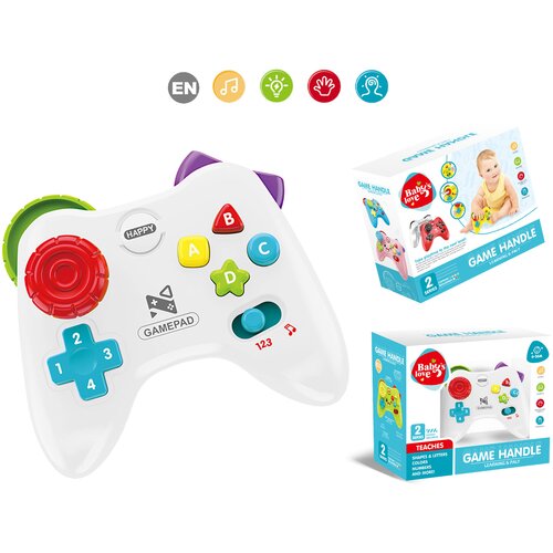 Interaktivni joystick za igru za bebe - bijeli Cijene